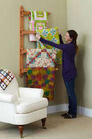 Swinging Arm Quilt Rack Woodworking