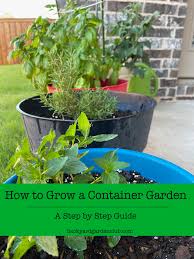 How To Grow A Container Garden