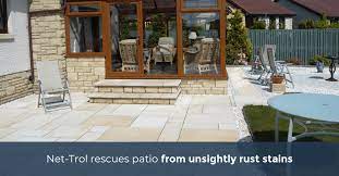 Net Trol Rescues Patio From Rust Stains