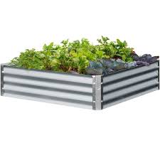 Galvanized Metal Raised Garden Bed Mgb