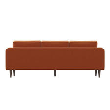 Luxury Modern Velvet Sofa Orange