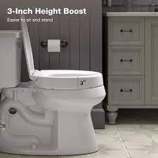 Kohler K 25875 0 Hyten Elevated Quiet Close Elongated Toilet Seat White