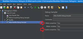 how to debug jmeter test scripts