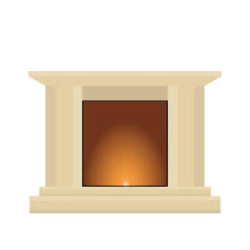 Gas Fireplace Vector Images Depositphotos
