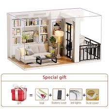 Diy Miniature Dollhouse Kit Doll House