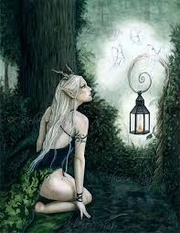 Woodland Magic Print Fantasy Art Elf