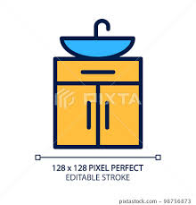 Washstand Pixel Perfect Rgb Color Icon