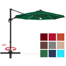360 Degree Led Cantilever Offset Patio