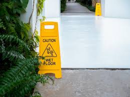 Yellow Caution Slippery Wet Floor