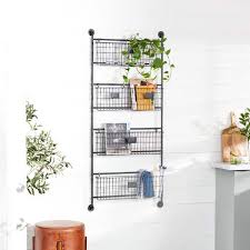 Black Wall Mounted Rack Holder