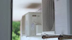 Air Conditioner Outside Stock