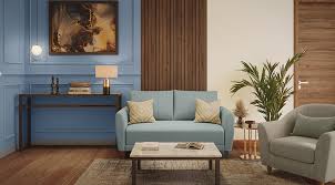 Three Colour Combination For Living Room