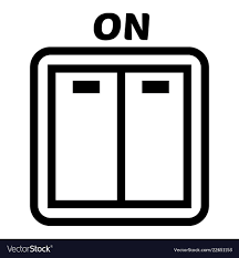 Light Switch Icon Simple Style Royalty