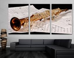 Soprano Saxophone Wall Art Canvas Print