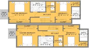 Skinny Solution For Small House Floor Plans