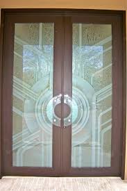 Contemporary Frosted Glass Doors Create