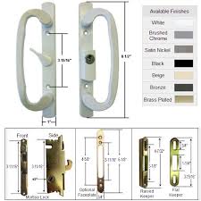 Sliding Glass Patio Door Handle Kit