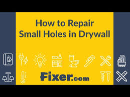 How To Repair Small Holes In Drywall