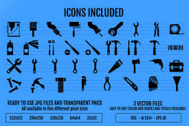 35 Hardware Painting Tools Icon Set