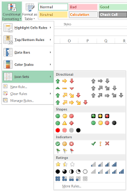 Icon Sets In Conditional Formatting