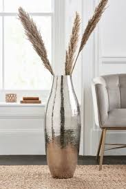 Buy Silver Extra Large Metal Vase From