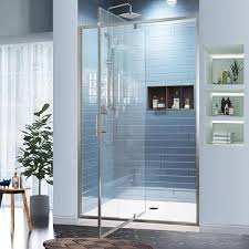 Pivot Swing Semi Frameless Shower Door