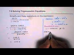 Solving Trigonometric Equations