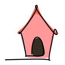 Kennel Or A Doghouse Animal Flat Color