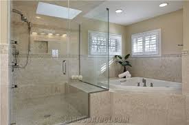 Bathroom Modern Master Bath With Large