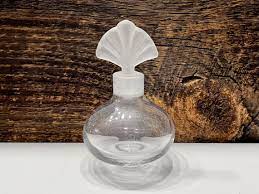 Vintage Glass Perfume Bottle Cut Glass