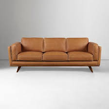 Zander Leather Sofa 90 West Elm