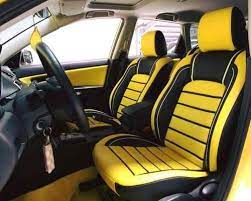 Car Interior Yellow Carpet Interior