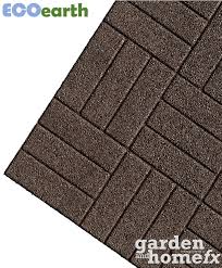 Recycled Rubber Patio Mat 20mm 35mm