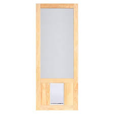 Reversible Wood Screen Door