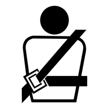 Ppe Icon Wearing A Seat Belt Symbol