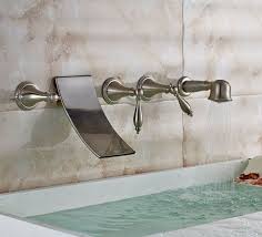 Waterfall Tub Faucet With Handheld Shower