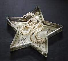 Mercury Glass Star Tray Pottery Barn