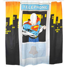 Dc Comics Superman Telephone Box Shower