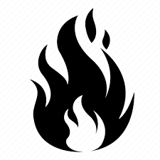 Burn Fire Icon On