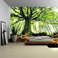 Nature Forest Thick Tree Wall Tapestry