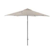 7 5 Ft Aluminum Market Push Up Patio Umbrella In Beige