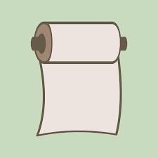 Isolated Image Of Paper Roll Wallpaper