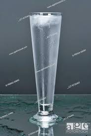 Ice Cold Water In A Frosty Glass Stock