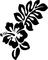 Svg Hibiscus Leaf Blooming Blossom