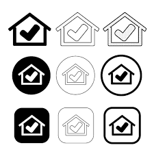 Simple Home Icon Sign Design Free