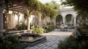 Photo Of Elegant Courtyard Garden