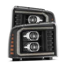 halogen projector headlights black