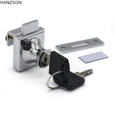 Zinc Alloy Single Glass Door Lock