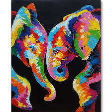 Elephants Art Elephant Canvas Art For