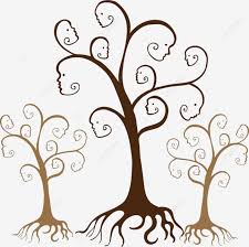 Family Tree Faces Tree Together Icon